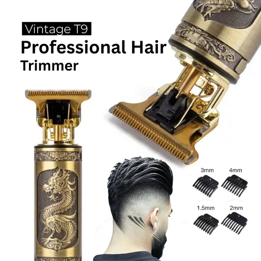 T9 Vintage Professional Trimmer | Metal Body | USB Rechargeable
