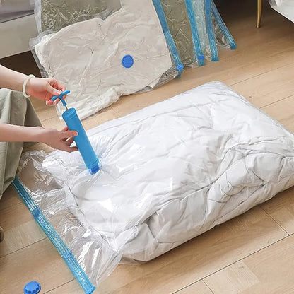 4 Pcs Vacuum Storage Bag with Hand Pump
