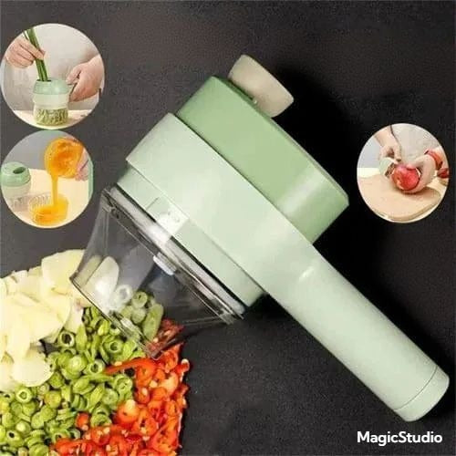 4 in 1 - Electric Vegetable Cutter | Rechargeable